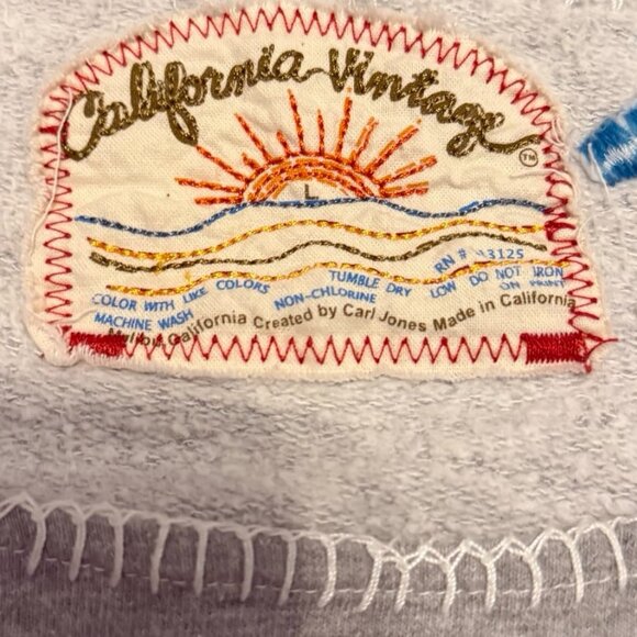 California Vintage Embroidered Floral Sweater - Picture 2 of 3